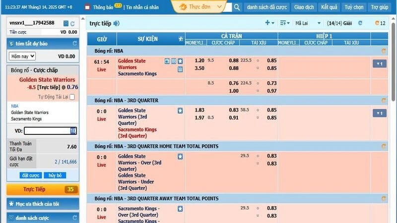 Quy luật trong cá cược bóng rổ Quy luật trong cá cược bóng rổ