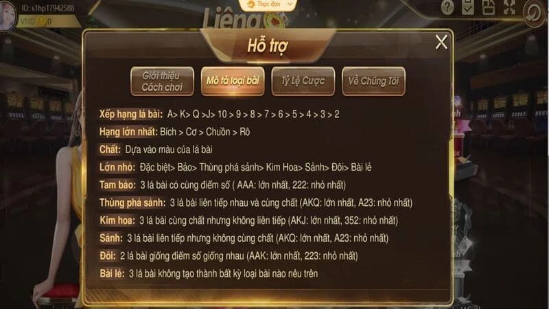 Trò chơi đánh bài có cách ghép bộ đơn giản Trò chơi đánh bài có cách ghép bộ đơn giản