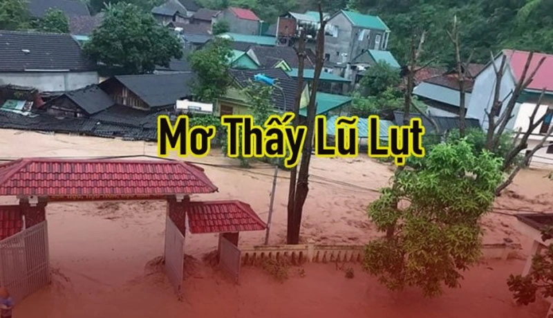 Mơ thấy nước tràn đầy nhà có thể là may mắn tài lộc to lớn